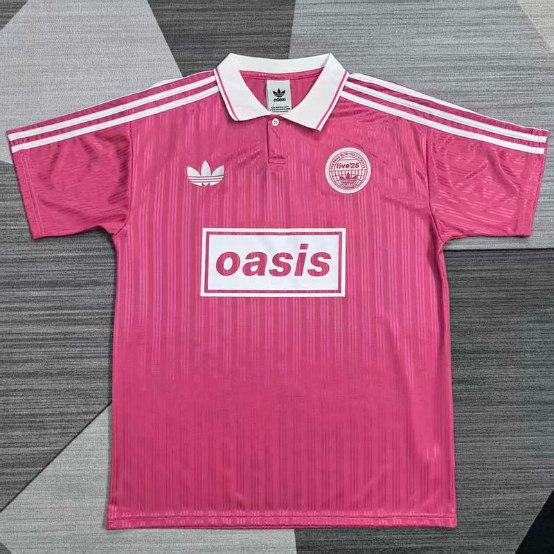 Oasis Team Manga corta Rosa y Blanco