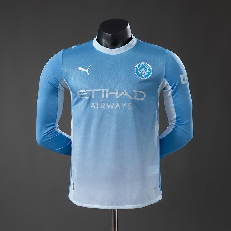 26/27 Manchester City Local Versión jugador Manga larga