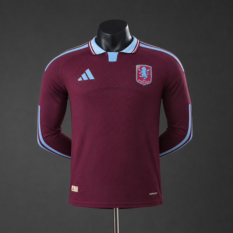 26/27 Aston Villa Local Versión jugador Manga larga
